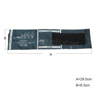 Infant Single Tube NIBP Cuff For Blood Pressure Monitor,Nylon cuff