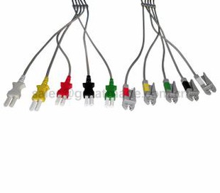 Compatible Spacelab Tru-Link Leadwire Sets 5-Lead Grabber