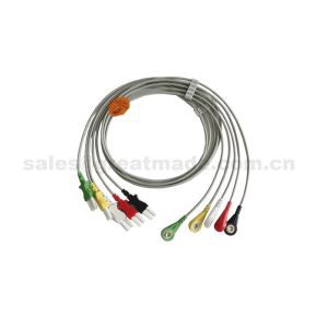 Use with 700-0007-09 Tru-Link Leadwire Sets , 5-Lead , Snap , IEC, 24in & 2PIN