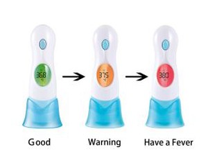 Multi-use Digital Infrared Baby Thermometer Gun Non-Contact Forehead Ear Temperature Measurement Tool For Newborn Baby Adults